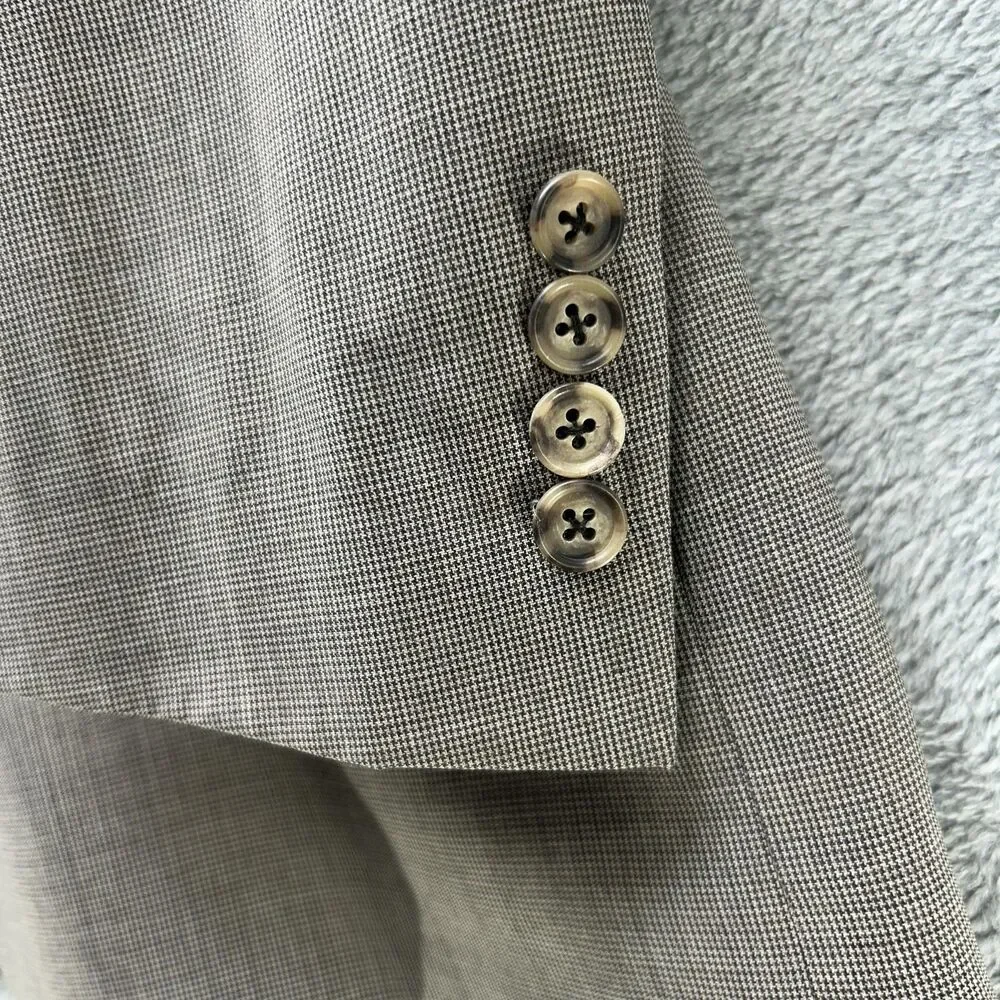 Brooks Brothers Lanificio Di Tollegno Jacket Mens 44R Wool Made Italy Regent Fit
